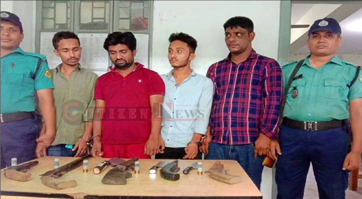 চট্টগ্রামে শিবিরের ৫ ক্যাডার অস্ত্রসহ গ্রেফতার