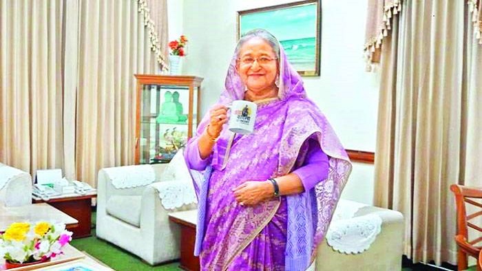 প্রধানমন্ত্রীর হাতে জয় বাংলা কনসার্টের ৩ সামগ্রী