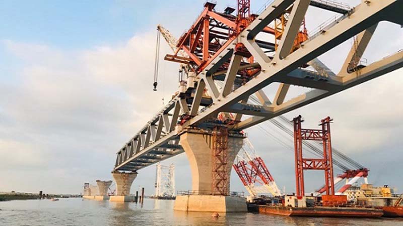 পদ্মায় বসেছে ২৭তম স্প্যান