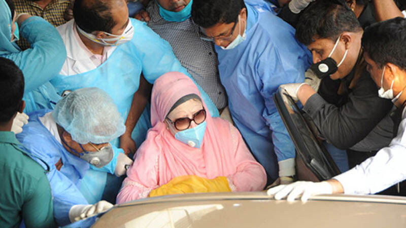 কোয়ারেন্টিনে খালেদা জিয়া, দেখা-সাক্ষাৎ বন্ধ