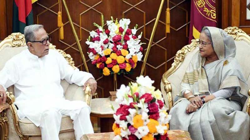 স্মৃতিসৌধে শ্রদ্ধা ও বঙ্গভবনে সংবর্ধনা বাতিল