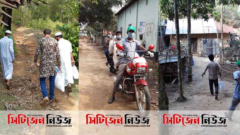 অসহায় মানুষদের পাশে 'মানবিক মানিকছড়ি'