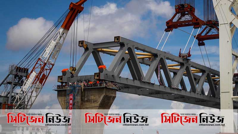 আজ বসছে পদ্মা সেতুর ৩০তম স্প্যান