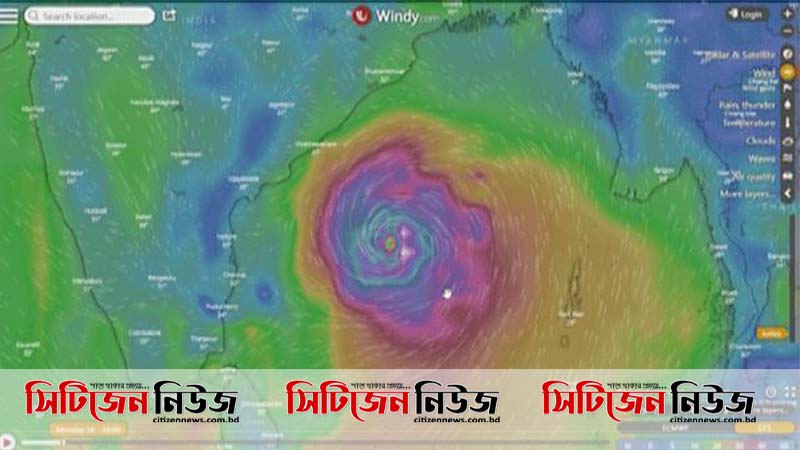 আই আকৃতির `আম্পান'; ১০ ফুট জলোচ্ছ্বাসের আশঙ্কা