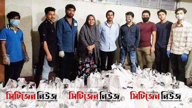 চট্টগ্রামে কর্মহীন মানুষের পাশে সোনিয়া আজাদ