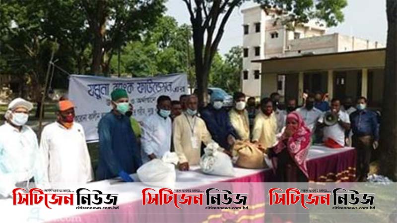 সিরাজগঞ্জে এক হাজার পরিবারকে সহায়তা প্রদান