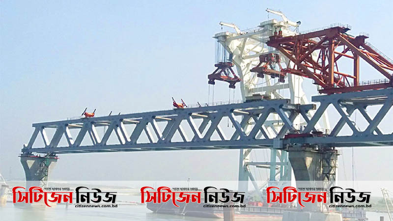 সোমবার বসছে পদ্মাসেতুর ২৯তম স্প্যান