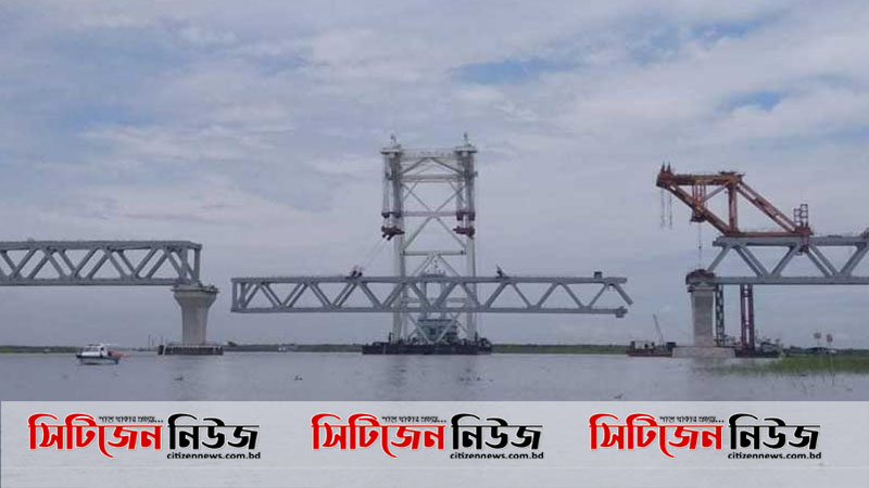 পদ্মা সেতুর ৪ হাজার ৬৫০ মিটার দৃশ্যমান