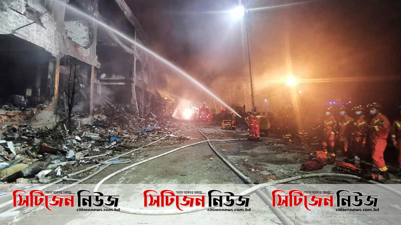 চীনে ট্যাংকার বিস্ফোরণে মৃতের সংখ্যা বেড়ে ১৮