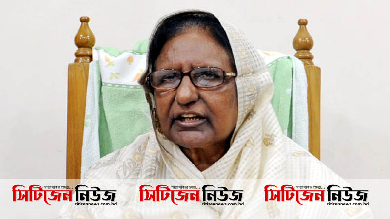 আইসিইউতে সাবেক স্বরাষ্ট্রমন্ত্রী সাহারা খাতুন