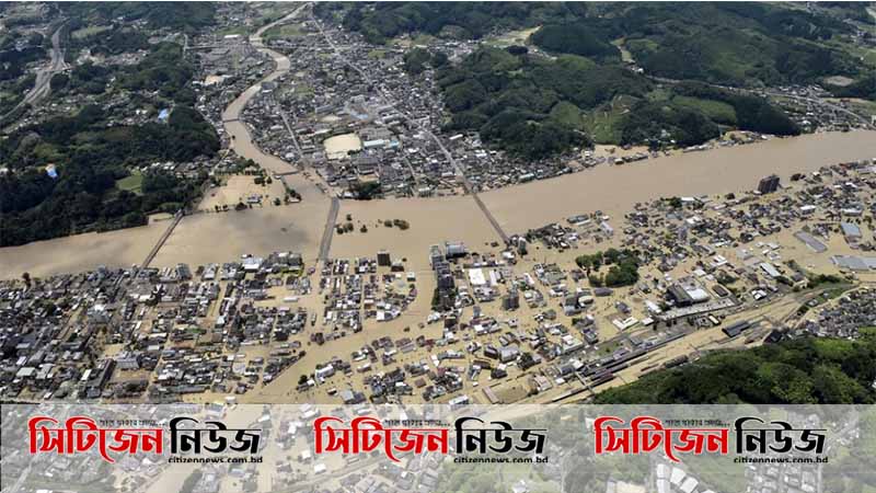 জাপানে বন্যা ও ভূমিধসে ১৭জন নিহত