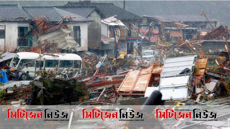 জাপানে বন্যা-ভূমিধসে মৃতের সংখ্যা বেড়ে ৫৩