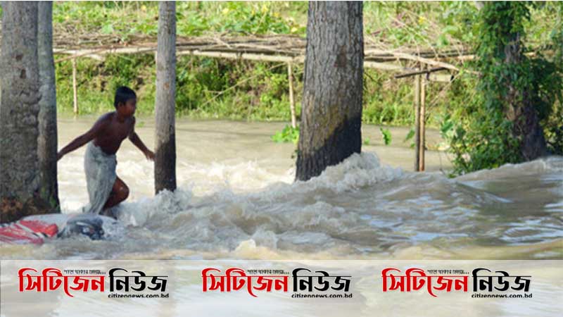 বিপৎসীমার ওপর দিয়ে প্রবাহিত হচ্ছে পদ্মার পানি