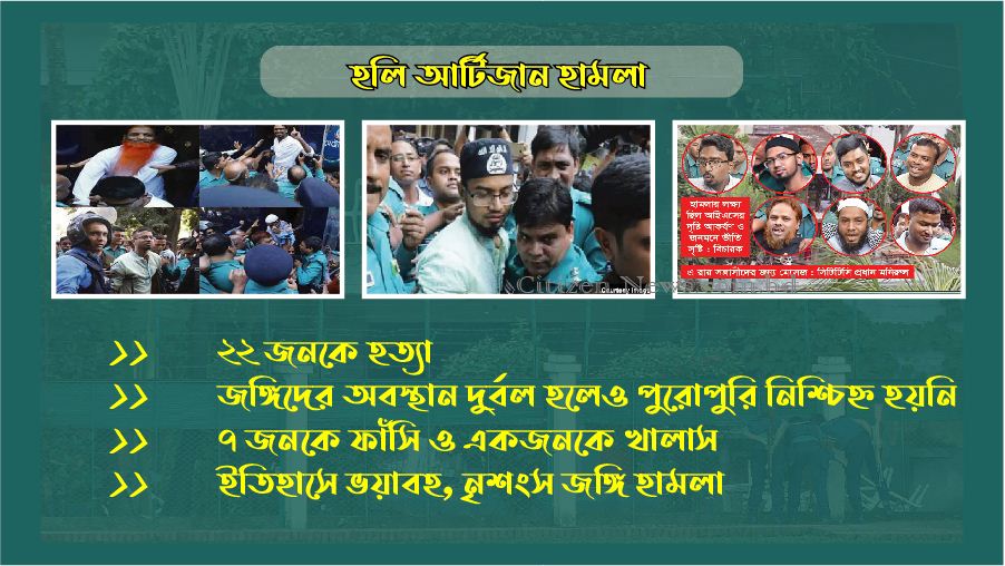 হলি আর্টিজান জঙ্গি হামলার চার বছর আজ