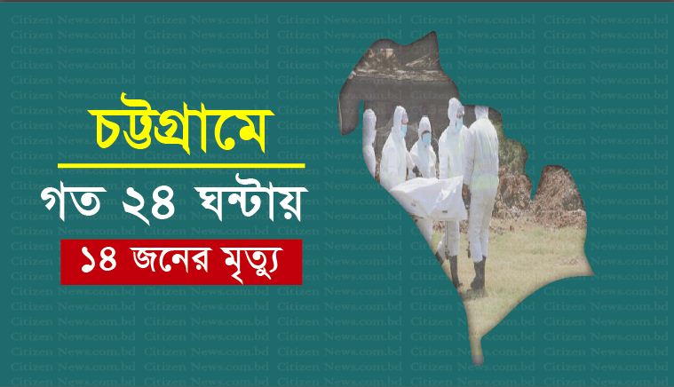 চট্টগ্রামে গত ২৪ ঘন্টায় ১৪ জনের মৃত্যু