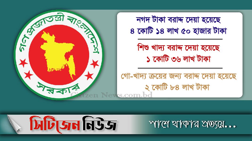 বন্যার্তদের জন্য ১৬ হাজার ২১০ টন চাল বরাদ্দ