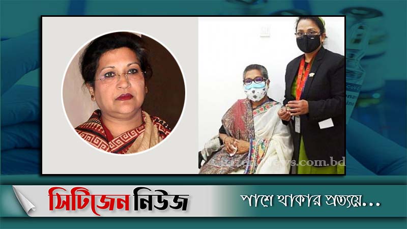 টিকা নিলেন শেখ রেহানা