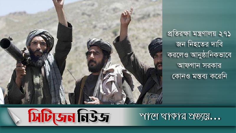 আফগানিস্তানে ২৭১ তালেবানকে হত্যার দাবি