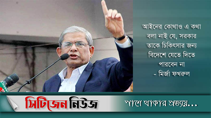 খালেদা জিয়ার কিছু হলে দায় সরকারের : মির্জা ফখরুল