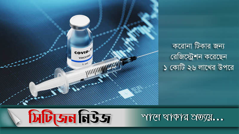 টিকা নিয়েছেন ১ কোটি ২০ লাখ ৮৭ হাজার ৮৭৩ জন