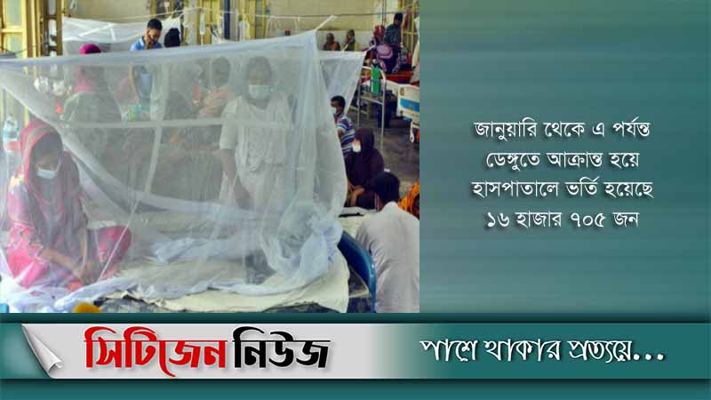 ডেঙ্গু নিয়ে আরও ২৫৪ জন হাসপাতালে ভর্তি