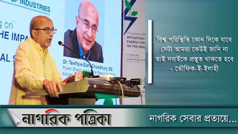প্রয়োজনে দিনে বিদ্যুৎ ব্যবহারে বিরত থাকতে হবে: তৌফিক-ই-ইলাহী