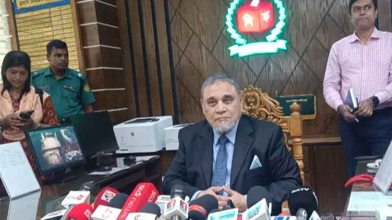 নির্বাচনে বড় চ্যালেঞ্জ নিরাপত্তা: সিইসি