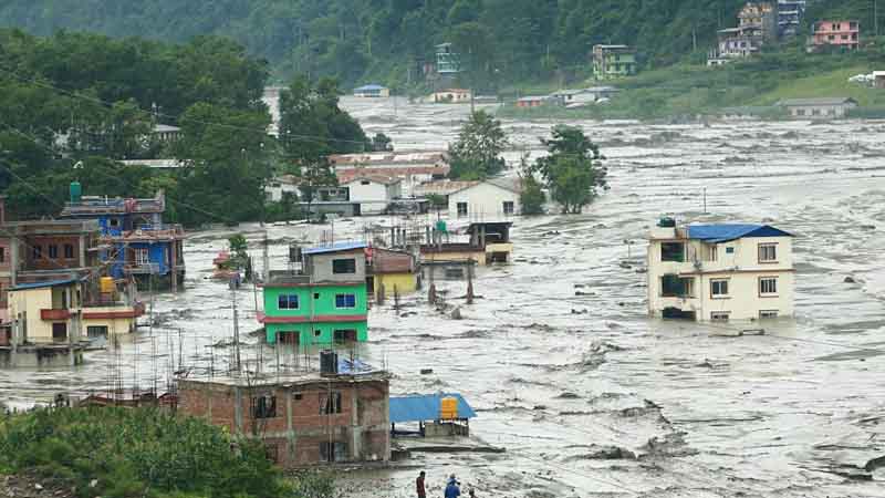 নেপালে বন্যা-ভূমিধস, নিহত ৪৭