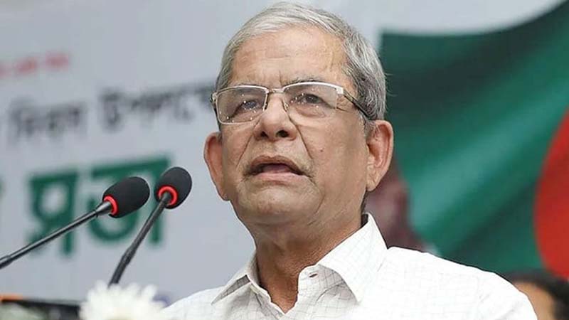 ভারতের দাদাগিরি বন্ধ করতে হবে: মির্জা ফখরুল
