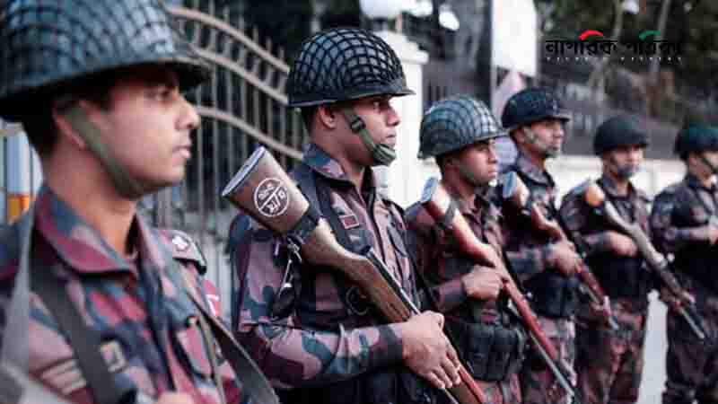 রাজধানীর গুরুত্বপূর্ণ স্থানে বিজিবি মোতায়েন