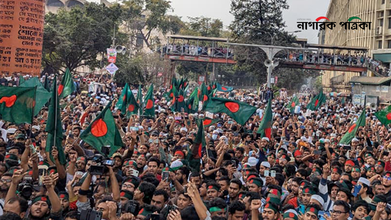 হাদি হত্যার প্রতিবাদে উত্তাল শাহবাগ